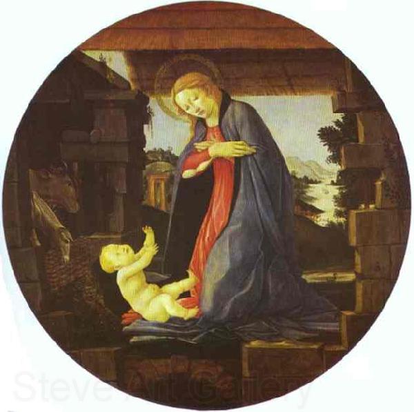 Sandro Botticelli The Virgin Adoring Child Germany oil painting art
